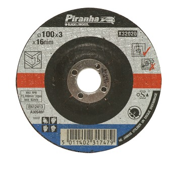 Piranha doorslijpschijf metaal 3,2x100 mm X32020