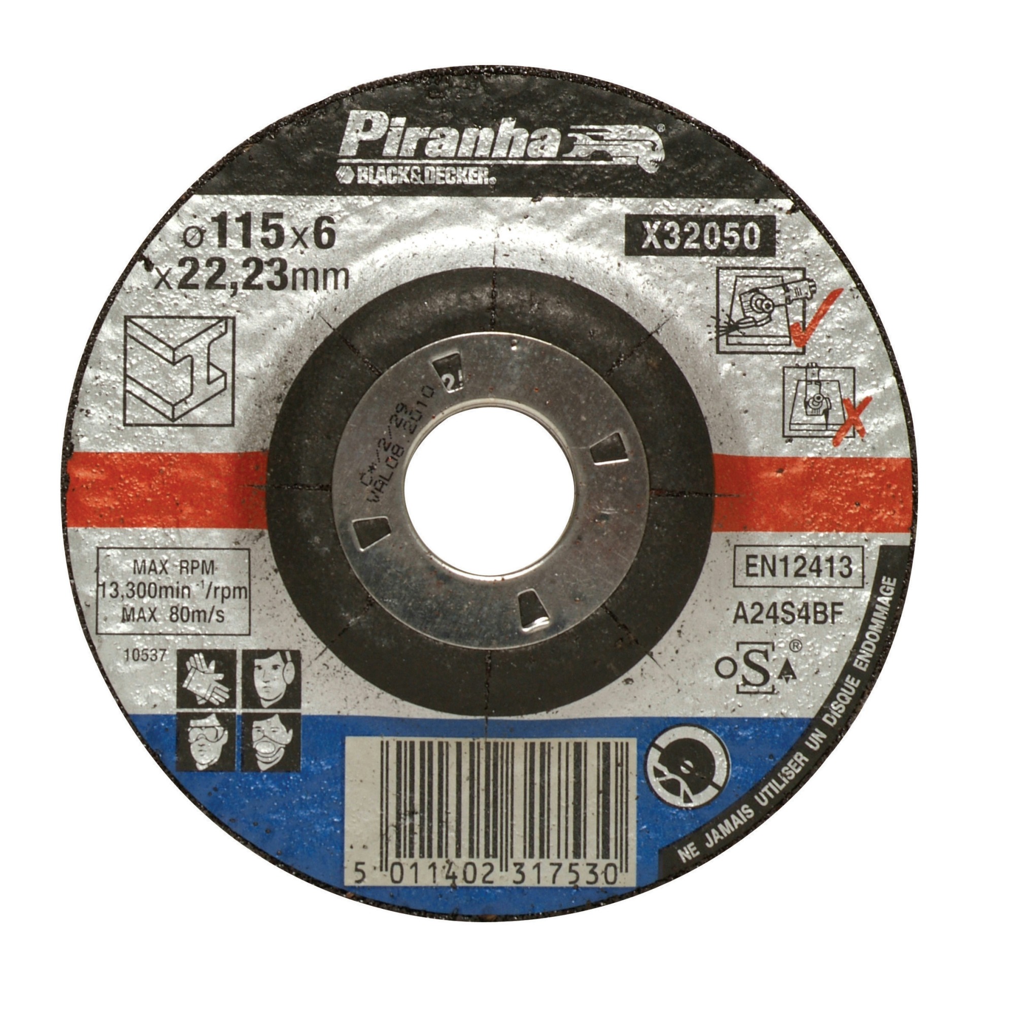 Piranha Afbraamschijf Metaal 6X115 Mm X32050 piranha kopen in de aanbieding