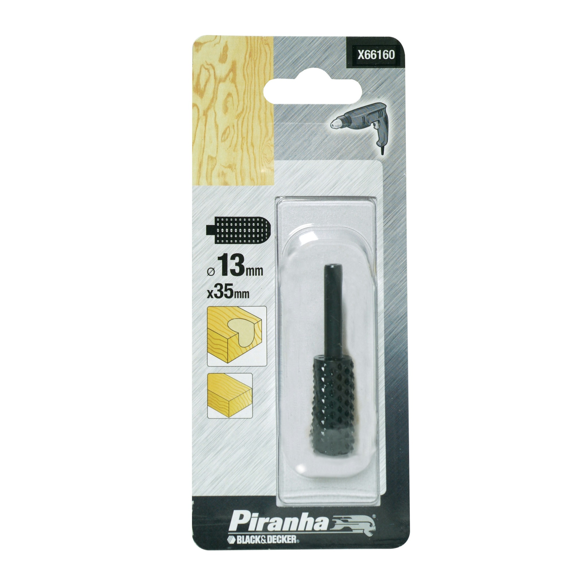 Piranha Rasp Hout Rond 13X35 Mm X66160 piranha kopen in de aanbieding