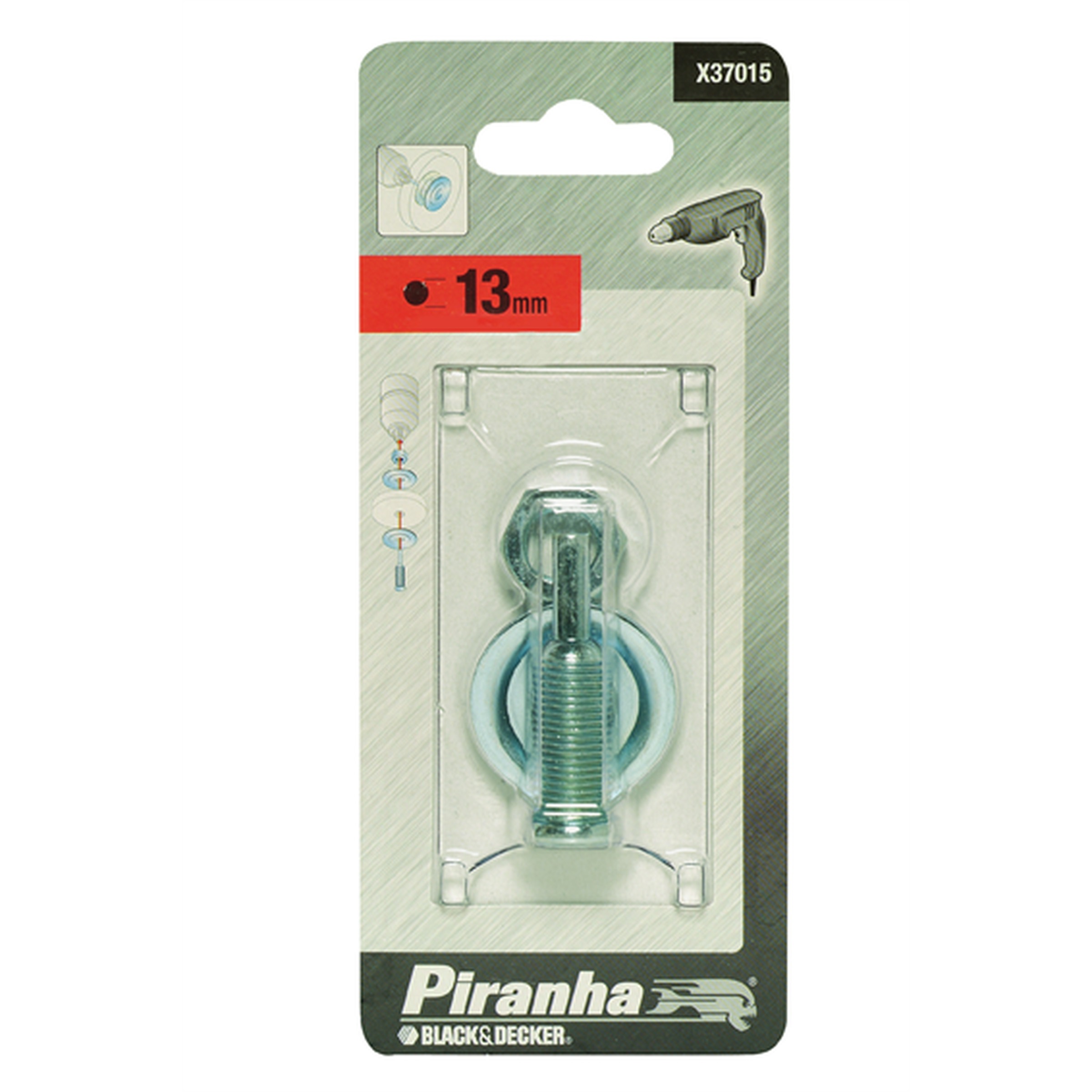 Piranha Bevestigingsas 13 Mm X37015 piranha kopen in de aanbieding