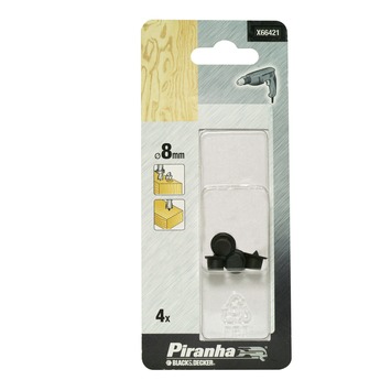 Piranha centreerpunt 8 mm 4 stuks X66421