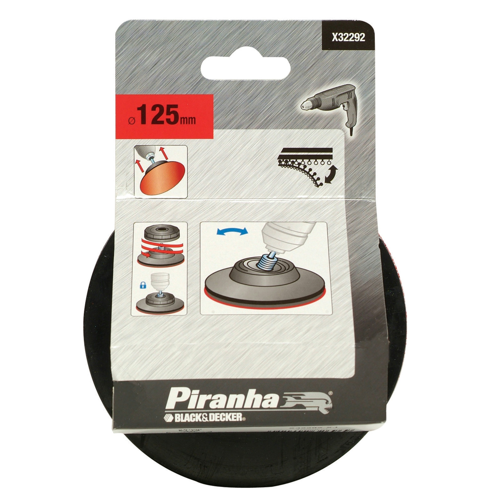 Piranha Velcro Steunschijf Boormachines 125 Mm Kantelbaar X32292 piranha kopen in de aanbieding