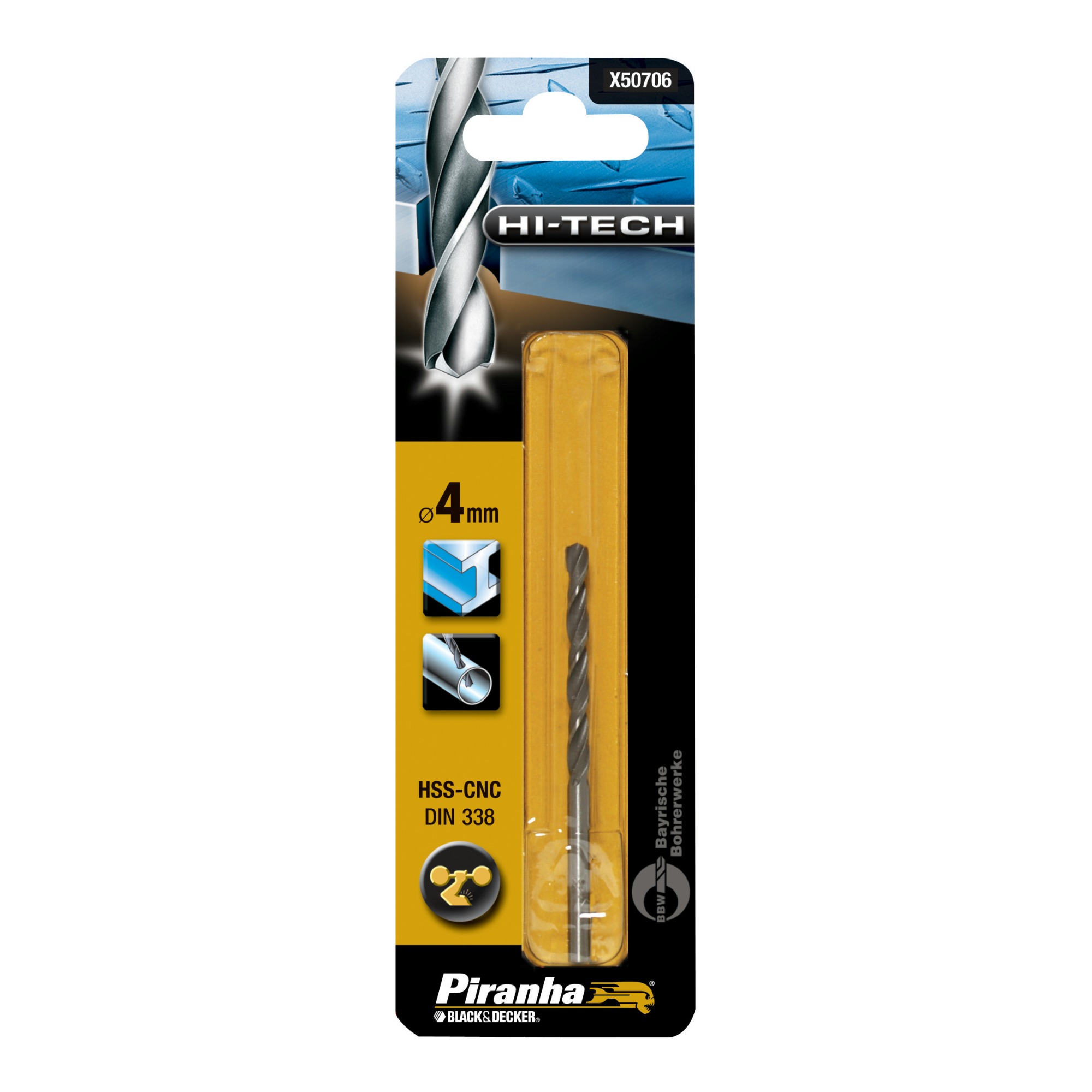 Piranha Hi Tech Metaalboor 4 Mm X50706 piranha kopen in de aanbieding