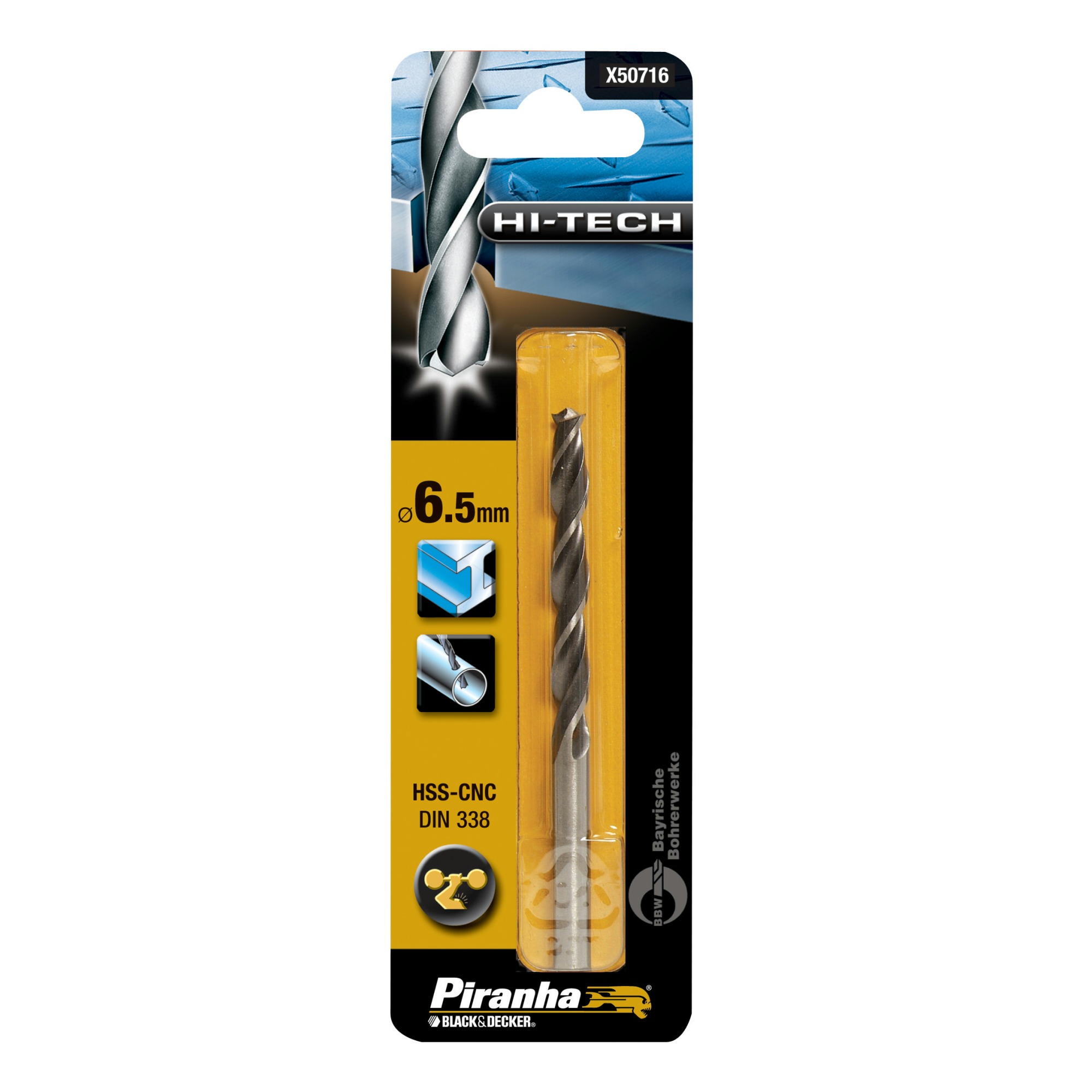 Piranha Hi Tech Metaalboor 65 Mm X50716 piranha kopen in de aanbieding