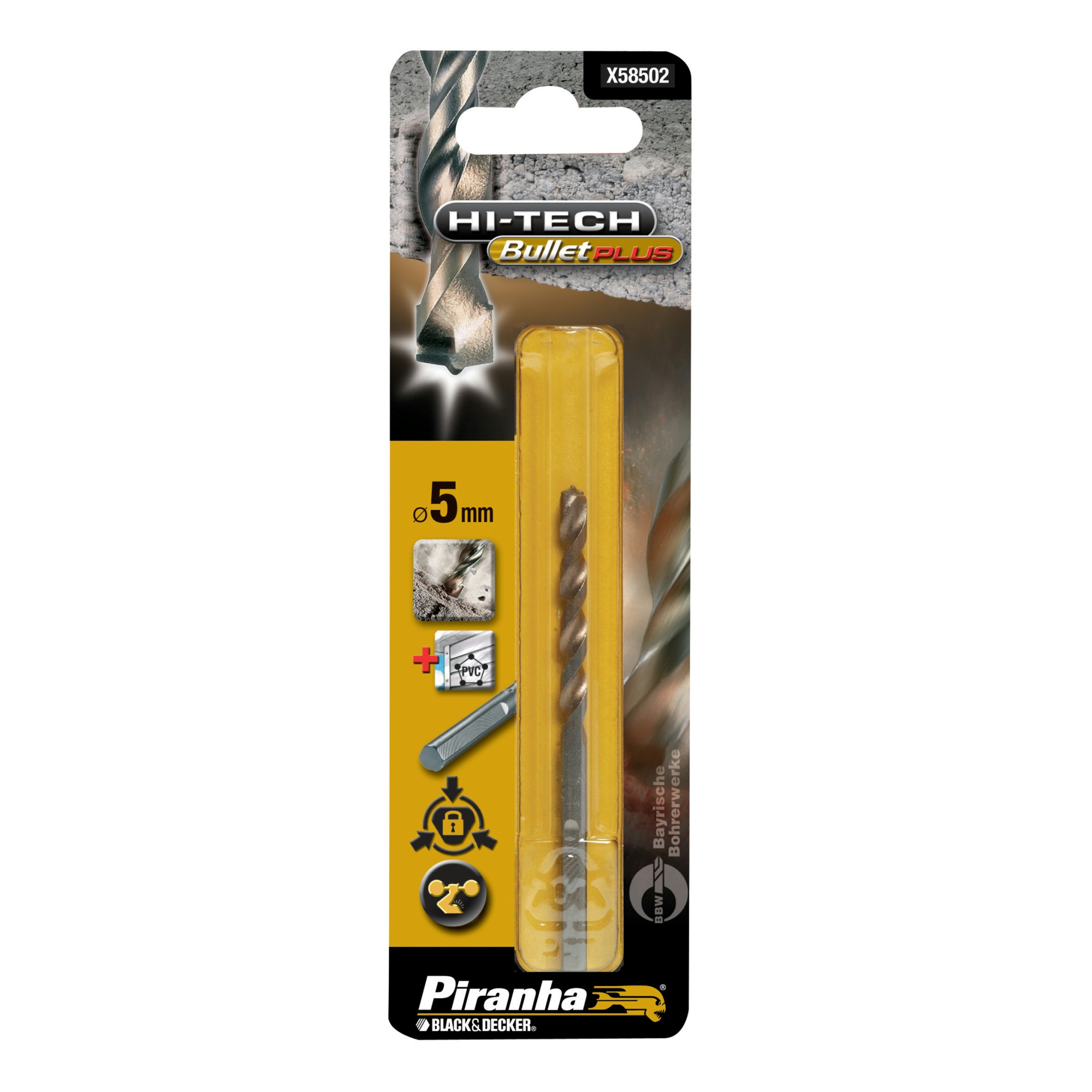 Piranha Hi Tech Bullet Met Betonboor 5 Mm X58502 piranha kopen in de aanbieding
