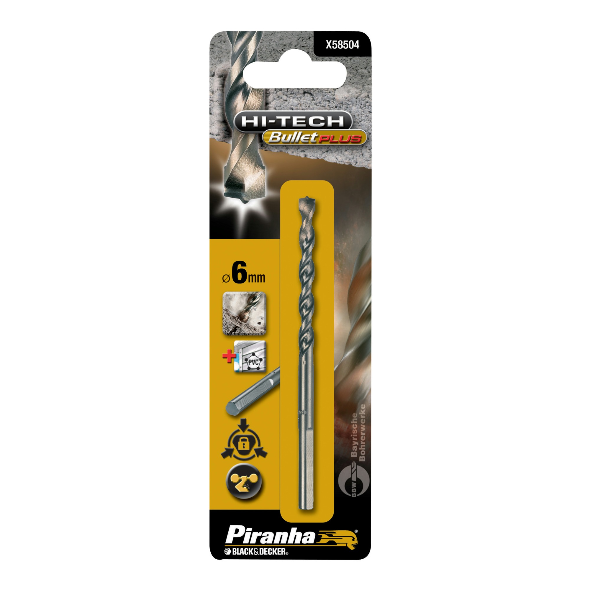 Piranha Hi Tech Bullet Met Betonboor 6 Mm X58504 piranha kopen in de aanbieding