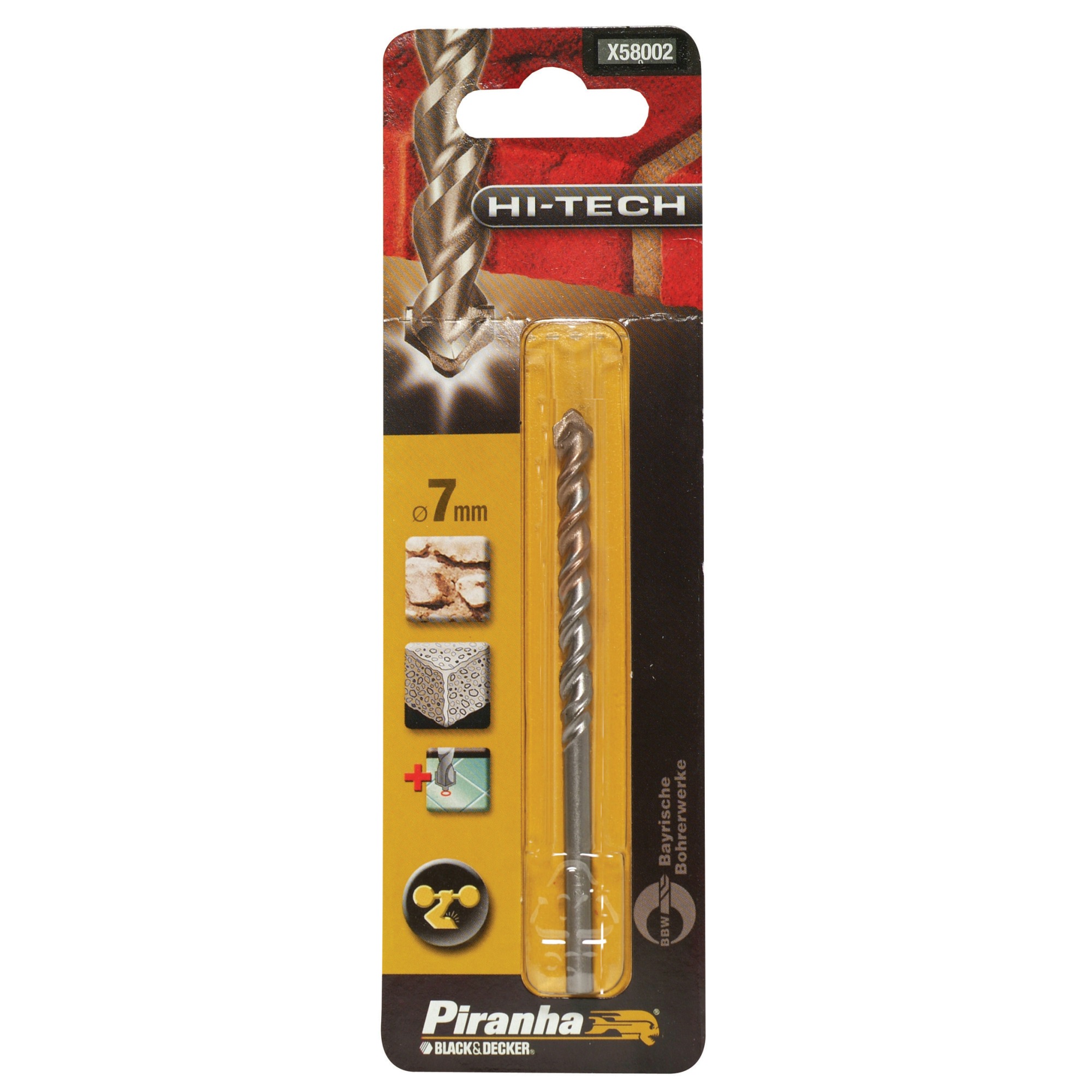 Piranha Hi Tech Bullet Steenboor 7 Mm X58002 piranha kopen in de aanbieding