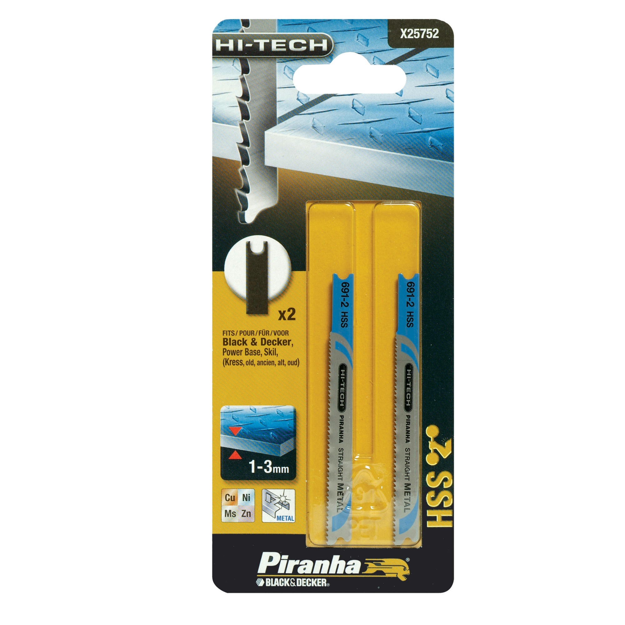 Piranha Hi Tech Decoupeerzaagblad Metaaldun Je Schacht 1 3 Mm X25752 piranha kopen in de aanbieding