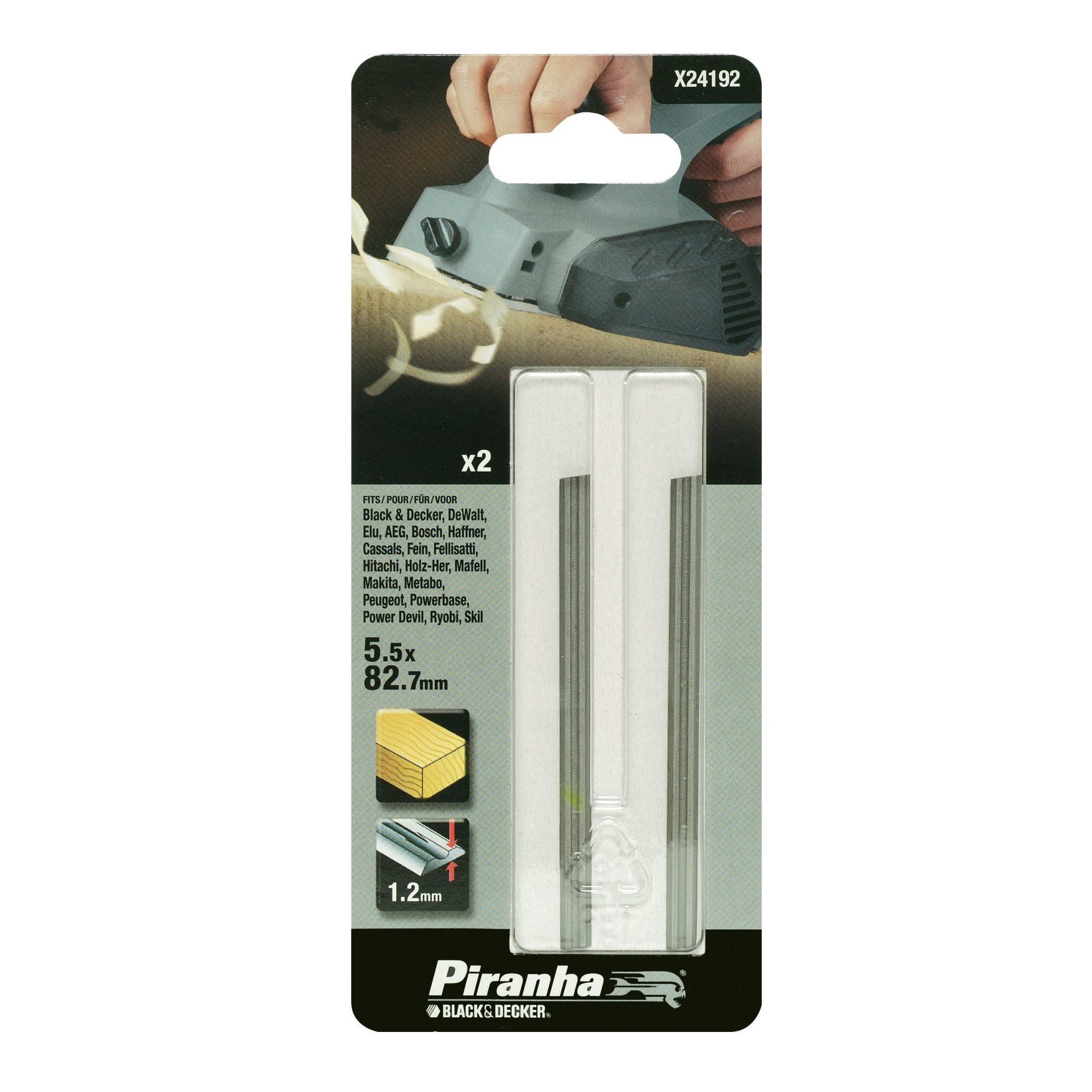 Piranha Hss Schaafbeitel Hout 2 Stuks X24192 piranha kopen in de aanbieding