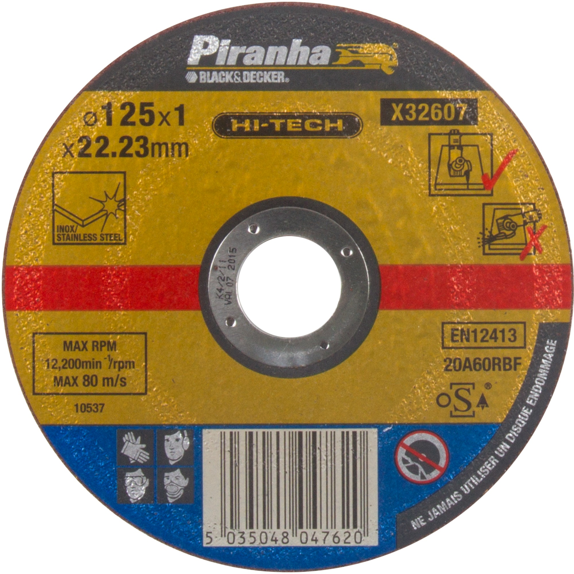 Piranha Hi Tech Doorslijpschijf Rvs 1X115 Mm X32607 piranha kopen in de aanbieding