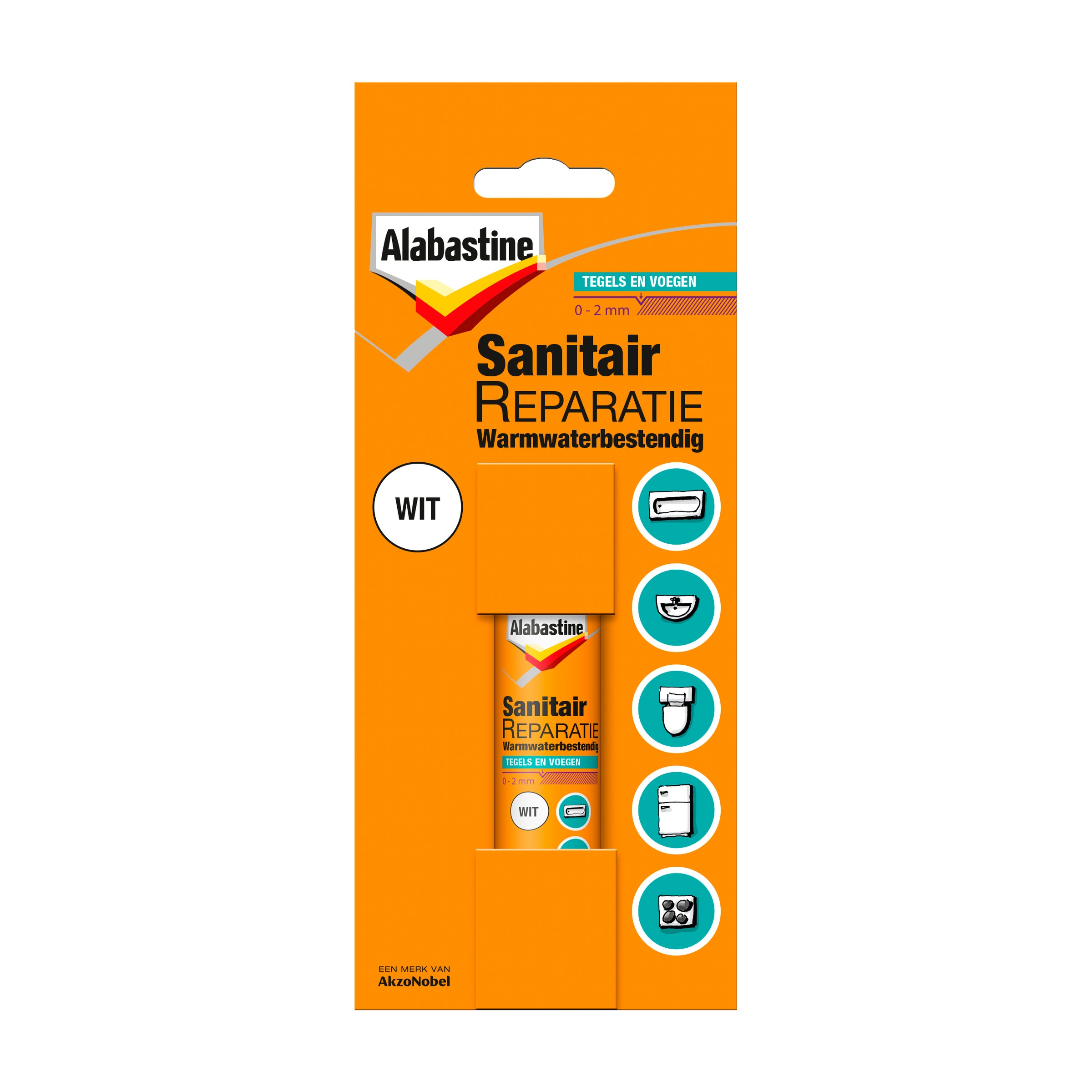 Alabastine Sanitair Reparatie Wit 12 Ml alabastine kopen in de aanbieding