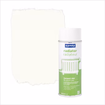 GAMMA radiatorlak spuitbus gebroken wit 400 ml