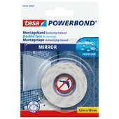 Tesa powerbond montagetape spiegel lengte 150 cm wit