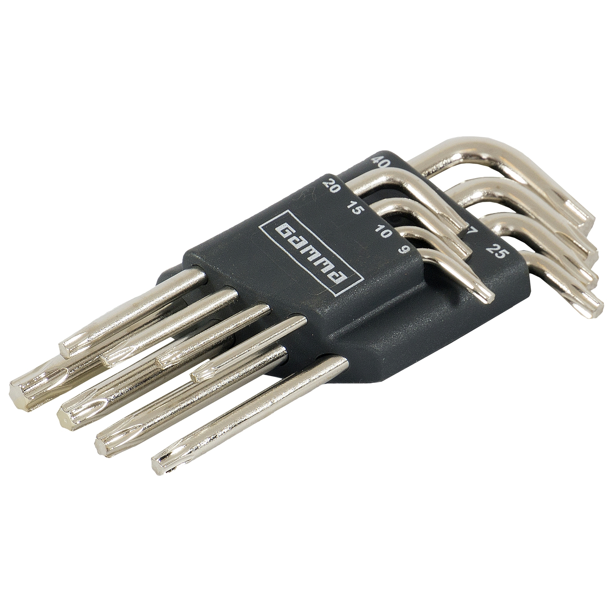 Gamma Torx Sleutelset Met Clip 10 40 Mm gamma kopen in de aanbieding
