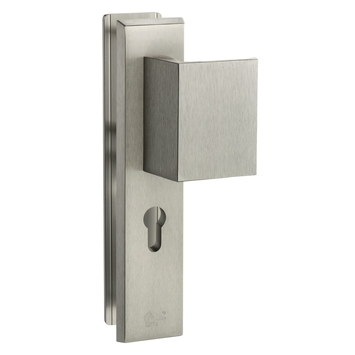 GAMMA veiligheidsbeslag knop/kruk RVS 55 mm