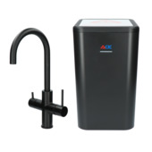 Handson kokendwaterkraan Ace met hendel Zwart incl. kokend water boiler 