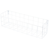 Duraline wandrek wit staal 40x10x12cm