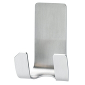 Tesa Dubbele Haak Powerstrip Scheermeshouder RVS