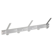 Kapstok 5 haken Albert aluminium 552 mm