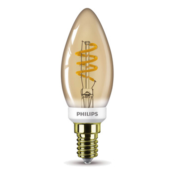 Patch Habitat brandstof Philips E14 LED lamp gold 5.5 W | GAMMA