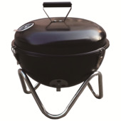 Handson BBQ Tafelgrill houtskool bbq metaal zwart Ø 34 cm