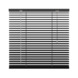 GAMMA horizontale jaloezie aluminium 25 mm 203 zwart 140x180 cm