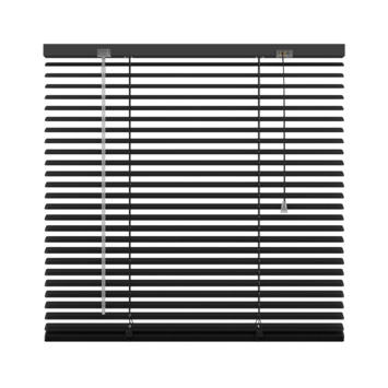 GAMMA horizontale jaloezie aluminium 25 mm 203 zwart 60x180 cm