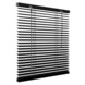 GAMMA horizontale jaloezie aluminium 25 mm 203 zwart 80x180 cm