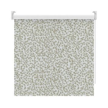 GAMMA rolgordijn dessin verduisterend 3634 bloemen taupe 90x190 cm
