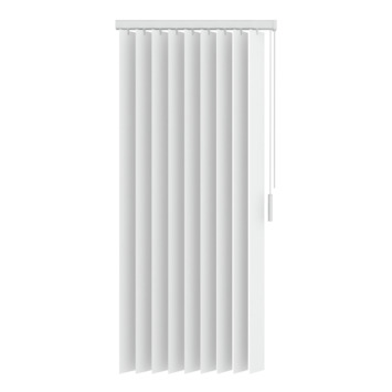 GAMMA verticale lamelset kunststof 89 mm 5084 wit 200x250 cm
