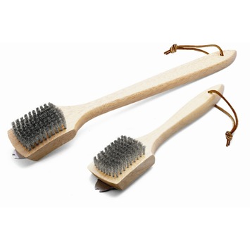 Weber schoonmaakborstel bamboehout 30 cm