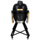 Jamestown houtskool barbecue keramiek zwart 111x63x116.7 cm