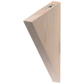 Plankdrager plank 19,5x14,5cm driehoek