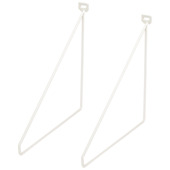 Plankdrager plank metaal wit 2st