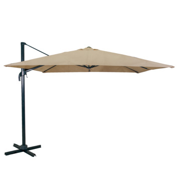 emulsie huwelijk Sluiting GAMMA | Zweefparasol Ibiza Taupe Vierkant Ø300 cm kopen? | parasols