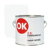 OK buitenlak zijdeglans wit 2,5 liter