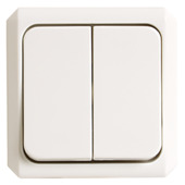 Schneider Electric Merten Contura Opbouw serieschakelaar creme