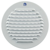 Renson Inbouw Schoepenrooster Rond Ø120 mm ALU