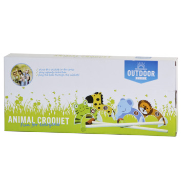 Jeux et activités de plein air croquets multicolores