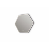 Allibert led-spiegel Jazzy zeshoek met touch bediening 79x70cm