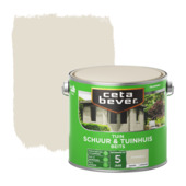 CetaBever Tuinbeits Schuur & Tuinhuis zijdeglans dekkend steengrijs 2,5 liter