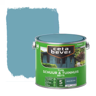CetaBever Schuur & Tuinhuis dekkend hemelsblauw 2,5 L