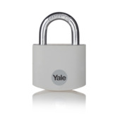 Yale Hangslot aluminium 38 mm grijs