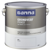 GAMMA binnenlak grondverf wit 2,5 liter