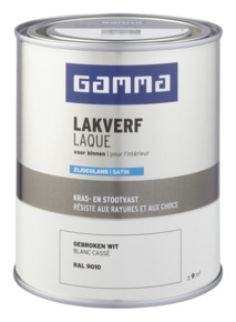 GAMMA binnenlak zijdeglans 750 ml RAL 9010