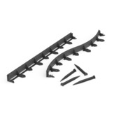 Tuinafboording flexibel kunststof 2 stuks van 1m