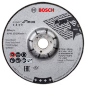 Bosch afbraamschijf Inox 76x4x10 mm