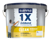 GAMMA muurverf 1x dekkend clean wit 10 liter