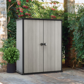 Keter High Store Plus opbergkast tuin kunststof 139,5 x 74 x 170 cm