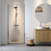 Sealskin douchedeur nis Hooked 90x200cm hoogglans aluminium